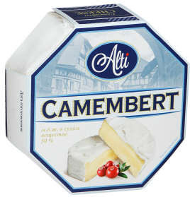 БЗМЖ Сыр Камамбер Алти 50% 125гр ромб