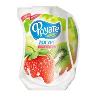 БЗМЖ Йогурт питьевой Фруате клубника-киви 950гр 1,5%
