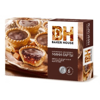 Мини-Тарты с карам.-арахис. начинкой 240гр./ВН/