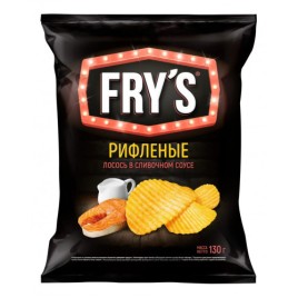 Чипсы Фрайс лосось в слив. соусе 130г