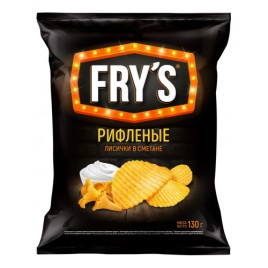 Чипсы Фрайс лисички в сметане 130г
