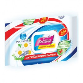 Влажные салфетки Русалочка антибакт.120шт