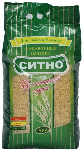 Ситно Макароны Улитки 5кг