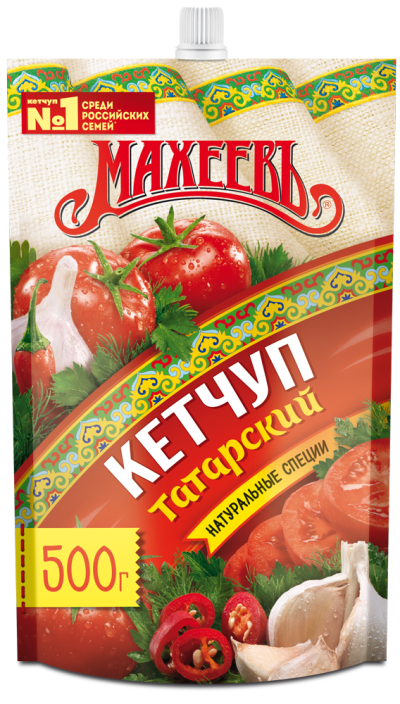 Кетчуп Махеевъ Татарский дой-пак 500г.