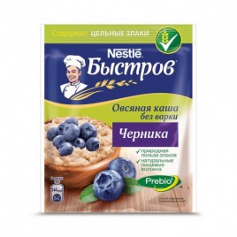 Каша овсяная Быстров черника 40 г