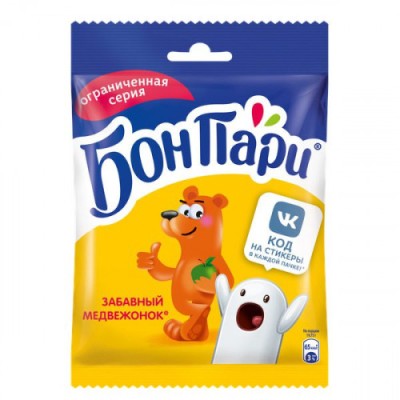 Мармелад медвежата БонПари 75г