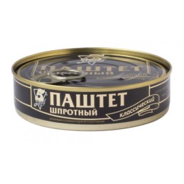 Шпроты паштет 5 морей 160гр