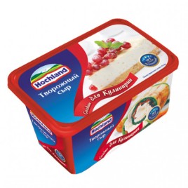 БЗМЖ Сыр творожный Хохланд для кулинарии 400гр ванночка