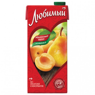 Нектар Любимый  абрикос-груша 0,95л