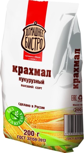 Крахмал кукурузный "Домашнее бистро" 200гр