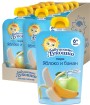 Бабушкино Лукошко Пюре Яблоко, банан с 6 мес. 90гр пауч