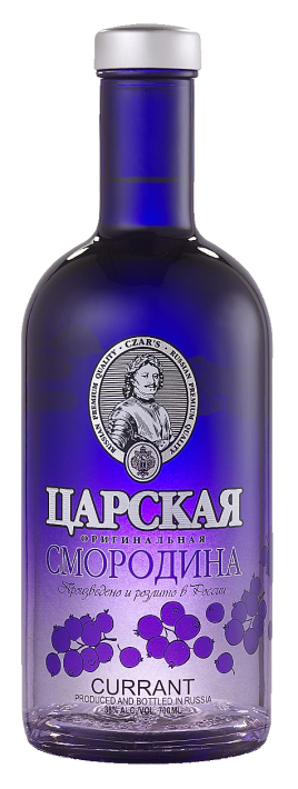 Настойка горькая Царская оригинальная смородина 0,7л 38%