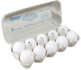 Яйцо Окское 10шт 2кат.
