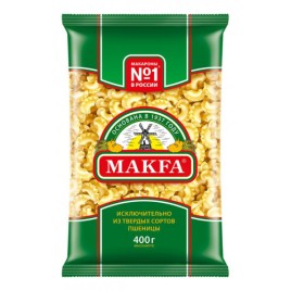 Макфа Макаронные изделия Гребешки 400г