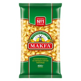 Макфа Макаронные изделия Ракушки 400гр