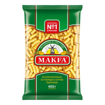 Макфа Макаронные изделия Рожки 400г
