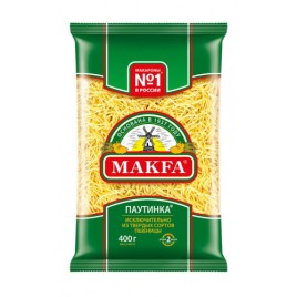 Макфа Макаронные изделия Вермишель паутинка 400г
