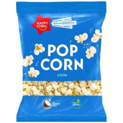 Воздушная кукуруза Happy Corn с солью 70гр