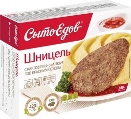 СытоЕдов Шницель с карт.пюре зам. 350г
