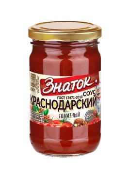 Соус Знаток Краснодарский томатный 0,36гр ст/б