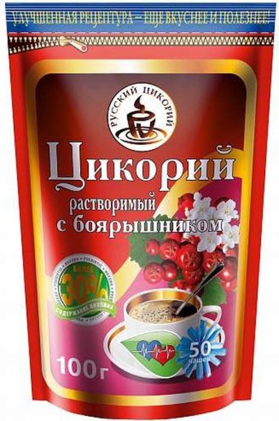 Цикорий растворимый дой-пак Боярышник 100г Русский Цикорий