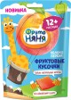 Фруктовые кусочки ФрутоНяня из яблок и персиков 53г