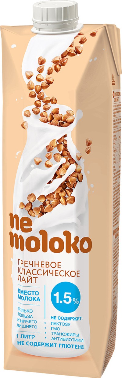 БЗМЖ Напиток гречневый класс."Nemoloko "1л