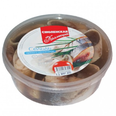 Сельдь п/п (кусочки) Смоленская 0,51 кг