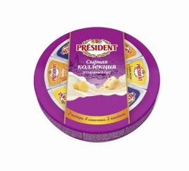 БЗМЖ Сыр плавл. сегменты Сырная коллекция Президент 140г