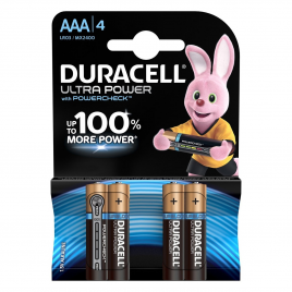 Батарейки Duracell UltraPower AAА 4шт