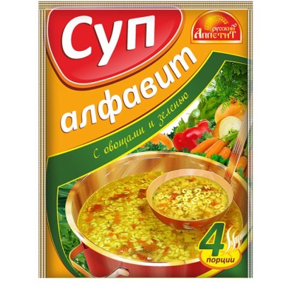 Суп Алфавит Русский аппетит 60г