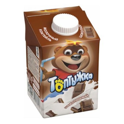 Молочный коктейль Топтыжка Шоколад 3,2% 500г
