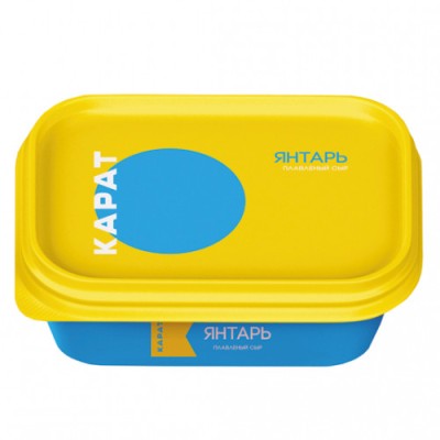 БЗМЖ Сыр плавленый Янтарь 45% Карат 200г