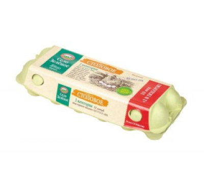 Яйцо деревен.столовое Село Зеленое 1кат 10шт