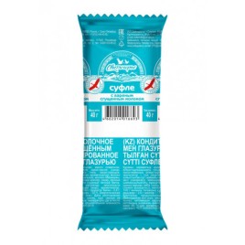 БЗМЖ Суфле молоч. с сгущ. вар. глаз. глазурью 40г ТМ Свитлогорье