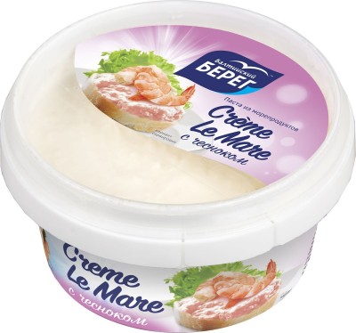 Паста из морепродуктов Creme Le Mare с чесноком 150г