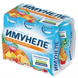 АКЦИЯ!!! БЗМЖ Напиток кисломол. Имунеле Мультифрукт 100г