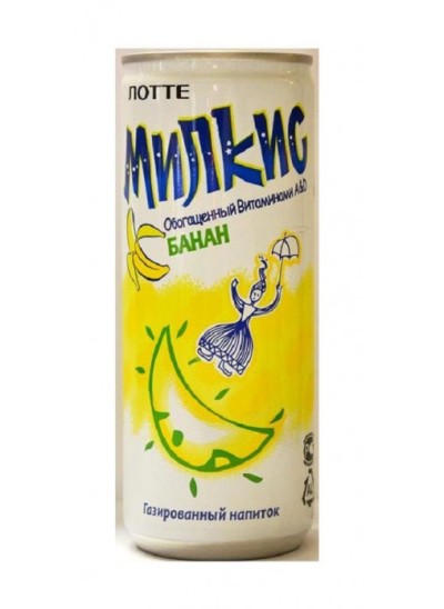 Напиток МИЛКИС банан 0,25л.
