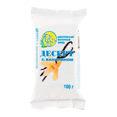 СЗМЖ Десерт с ванилином 100г ДМЗ