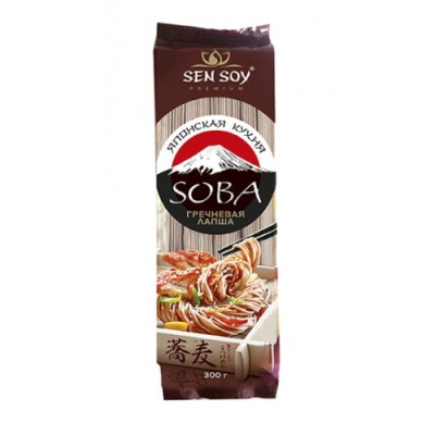 Сэн Сой Лапша гречневая SOBA 300г