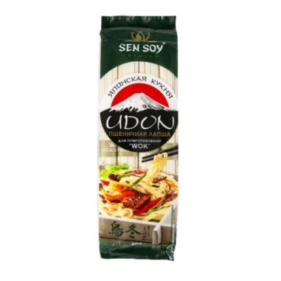 Сэн Сой Лапша пшеничная UDON 300г