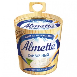 АКЦИЯ!!! БЗМЖ Сыр  Альметта творожный Сливочный 150г