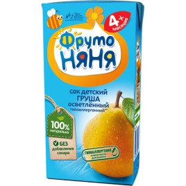 Сок ФрутоНяня груша осв. 0,2л.