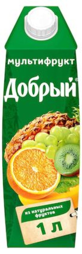 Сок Добрый мультифрукт 1л