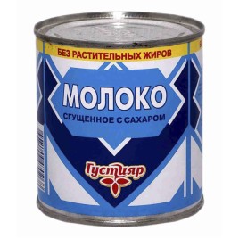 БЗМЖ Молоко сгущенное Густияр 370г ж/б