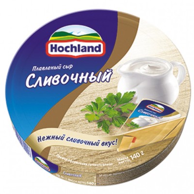 АКЦИЯ!!! БЗМЖ Сыр плавленый Хохланд Сливочный 140г