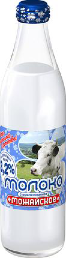 БЗМЖ Молоко Можайское стерил.3,2% 0,45л