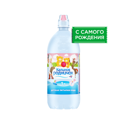 Вода Калинов родничок н/газ. для детей спорт 1л.