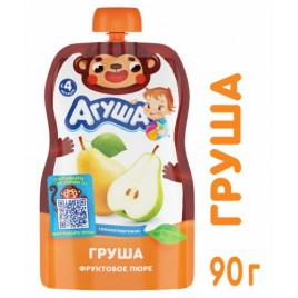 БЗМЖ Пюре груша Я сам  Агуша 90г