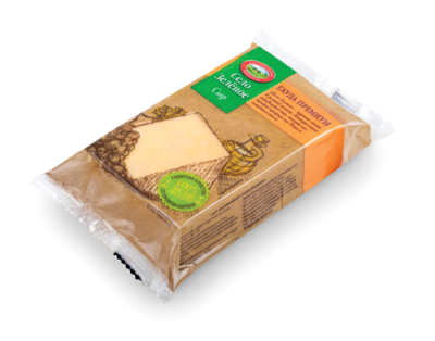 БЗМЖ Сыр Село Зеленое Гауда 40% 200г брус